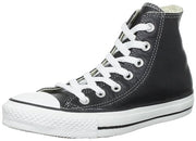 Converse Chuck Taylor Leather Hi Sneaker — Black, side view