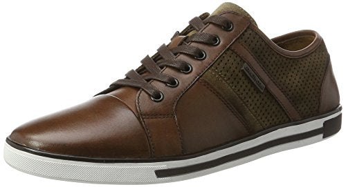 Kenneth Cole New York Men's Initial Step Fashion Sneaker, Brown Combo