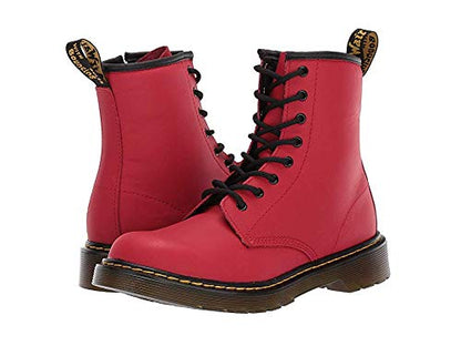 Dr. Martens Kid's Collection Unisex 1460 Delaney Boot (Big Kid) Satchel Red Romario