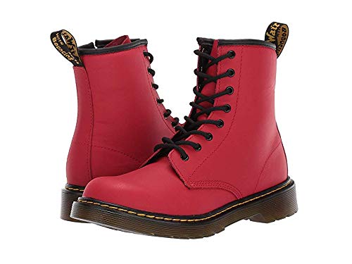 Dr. Martens Kid's Collection Unisex 1460 Delaney Boot (Big Kid) Satchel Red Romario