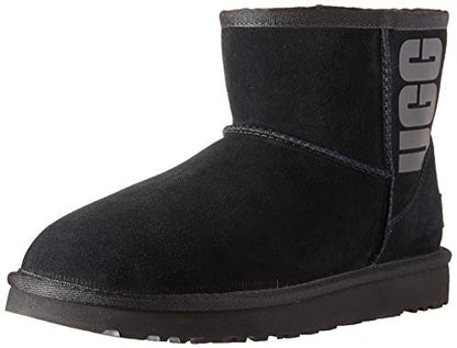 UGG Women's Classic Mini Rubber Logo Fashion Boot