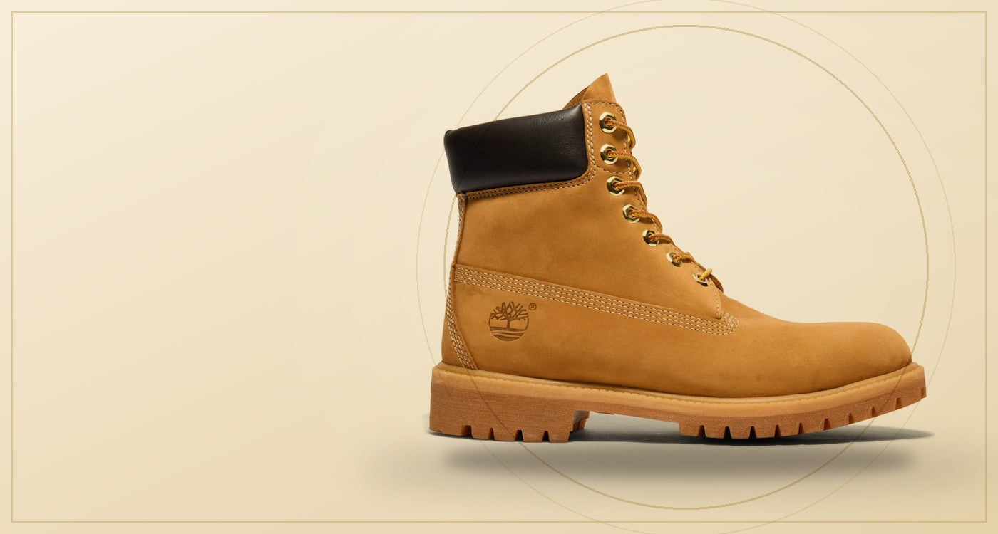 Wheat Timberland leather lace-up boot